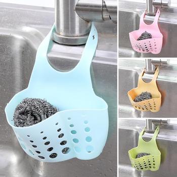 Kitchen Organizer Sink Holder Hanging Strainer Bathroom Container Kitchen Storage Basket Hanging Sponge Storage Sink B1B1